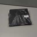 2 x FtyFty Unisex Adult Matte Graduation Cap with Tassel Year Charm (Black)