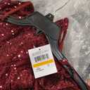 Morgan And Co Red Glittery Dress Size 3