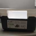 Catit Airsift Jumbo Hooded Litter Pan, Warm Gray/White - Privacy and Easy Access for Cleaning - Ideal for Larger or Multiple Cat Households