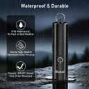 Blukar Rechargeable EDC Flashlight, 360L Mini Keychain Flash Light with 3 Lighting Modes, Memory Function, Waterproof, Compact and Portable Pocket Light for Everyday Carry, Emergency,Camping,Outdoor