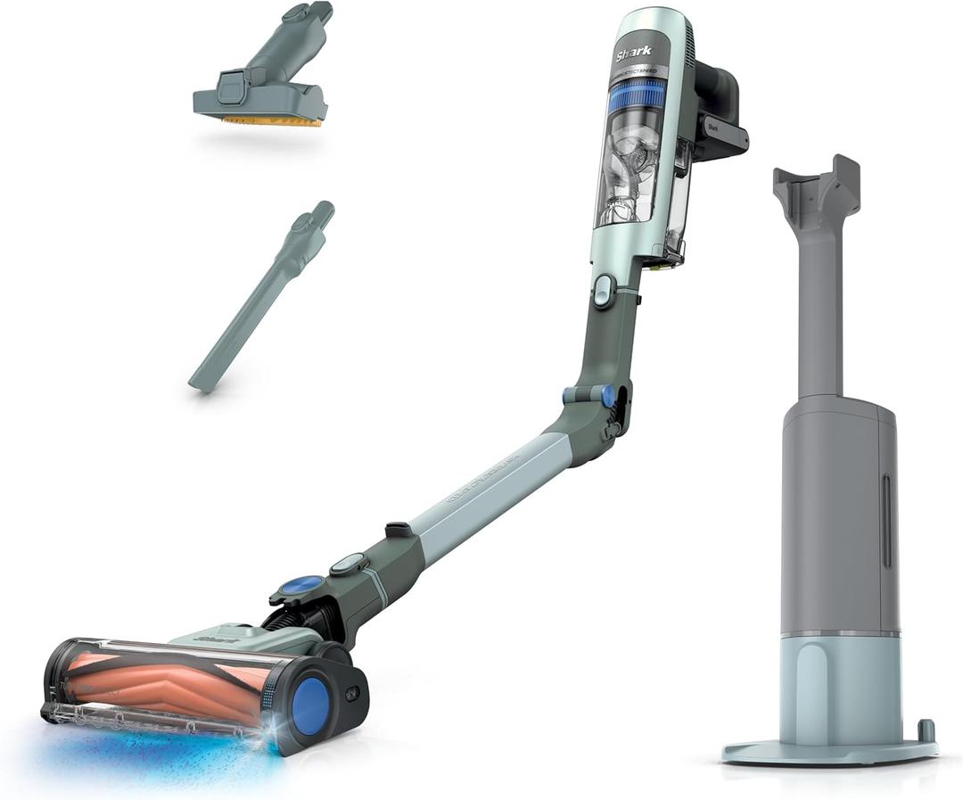 Shark PowerDetect Speed Plus Clean & Empty Cordless Stick Vacuum, IA3243 | Auto-Empty System , Lightweight, Exclusive Pet Hair Accessories, Carpet, Hard Floors, 60-Min Runtime, Frosted Sage