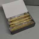 Amerdeco 10 Pack Champagne Bronze Cabinet Pulls 5 Inch(128mm) Hole Center Drawer Pulls Cabinet Hardware Kitchen Cabinet Handles for Bathroom