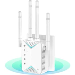 2026 WiFi Extenders Signal Booster for Home Long Range Up to 9800 sq. ft & 40 Devices, WiFi Extender Signal Booster, Internet Booster, Long Range WiFi Extender,Quick Setup