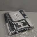 Modern H-Pattern Throw Blanket, Geometric Design for Sofa and Living Room, Warm and Cozy Throw Blanket, Decorative Sofa Blanket for Home Decoration Leisure and Daily Use 51x70inch (Black)