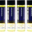 Anointing Oil Unscented for Prayers 1/4oz Pack of 6 by Oil of Joy Represents The Holy Spirit, Peace, Strength, Blessings, and Purification