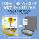 Purina Tidy Cats LightWeight4-In-1 Strength Multi-Cat, Odor control, Clumping, 99.9 Percent Dust Free Cat Litter - 17 lb. Box