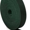 ABIDISO Leather Strap, 2mm Full Grain Crazy Horse Leather 1/2"x72.5", Green