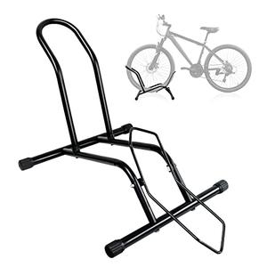 Bike Floor Stand Bikes Bicycle Rack for Outdoor and Indoor, Front And Rear Wheel Storage Bicycle Freestanding Parking Stand Holder Fit for 16"-29" Kid's/ Mountain/ Road Bikes, Heavy Duty Metal, Adjustable