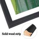 24x30 Picture Frame Solid Wood Black（F23B2430W2026）