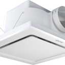 Bathroom Exhaust Fan, 12 INCH, Upgraded Quiet Square Vent Fans, 141 CFM, for Bathroom, Office, Home