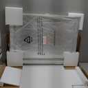 TETOTE 22 x 30 Bathroom LED Mirror Brushed Nickel Metal Frame Frontlit & Backlit Vanity Mirror Anti-Fog Stepless Dimmable 3 Colors White/Warm/Natural Mirror with Lights Wall-Mounted