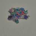Tigeen 48 Pcs Mermaid Chenille Embroidered Patches Beach Iron on Patches Bulk Seashell Fish Starfish Dolphin Seahorse Jellyfish for Hats Clothes Sew on Applique DIY Accessory for Backpack Pants Jeans