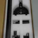 Compact Table Saw Miter Gauge with 360mm Fence and Multifunction Flip Stop and Positive Angle Stops, Miter Gauge for Table Saw Accessories, for Woodworking Cuts, Fits 3/4"x3/8" Slot