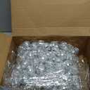 Hoolerry 200 Pcs Mirror Mini Disco Balls Ornament 1.2 Inch Mardi Gras Small Hanging Decorations Reflective Tiny Mirror Balls Ornaments for 70s 80s Disco Party, Birthday, Wedding(Silver)