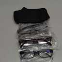 Computer Reading Glasses Men and Women Anti Eyestrain Blue Light Blocking Glasses for Reading (2 Black 4 Tortoise, 0.0, x)