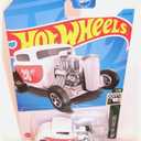 Hot Wheels 2022 HW Speed Team 4/5 Mach It Go, 2024 Hot Wheels 189/250 HRY74 Track Dwagon, HW Track Champs 4/5, 2023 Hot Wheels 1:64 HW Retro Racers 7/10 ‘32 Ford Coupe (White) #124/250, Pack of 3