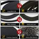 3D Print GT2 Open Timing Belt 10 Meters (32.8 Ft) Length 2mm Pitch 10mm Width Rubber Drive Belt for Creality Anycubic Anet Series 3D Printer
