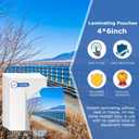 50 Sheets Self Seal Laminating Pouches 4x6 Self Adhesive Laminating Sheet No Heat No Laminating Machine Needed for Photos Index Cards4x6inch