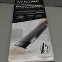 Shark WANDVAC Cordless Hand Vac, Lightweight, Versatile and Portable at 1.4 lbs., Powerful Suction for Pet Hair, Charging Dock, One-Touch Empty for Car & Home, Duster Crevice Tool, Black, WV201BK