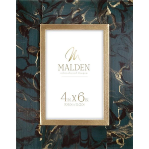 AGATE GREEN GOLD 4" X 6" PHOTO FRAME