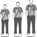 KL928 Canvas Sling Bag - Small Crossbody Backpack Shoulder Casual Daypack Rucksack for Men Women(Large Version,Leaden)