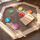 QUOKKA Complete Indoor Play Set with Wooden Balance Beam - Balance Board, Wooden Activity Discs - Safe and Creative Active Play for Kids