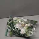 Wedding Aisle Decorations for Wedding Ceremony Set of 10 Pew Flowers for Church Chair Decorations Party Decor with Artificial Flowers Eucalyptus and Ribbons White