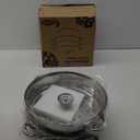 Steamer for Cooking, 5.0 Quarts Stainless Steel Steamer Pot, 3-Tier Food Steam Pots with Lid for Cooking Vegetables, Seafood, Soups, Stews and Pasta, 11 x 8.9 inch