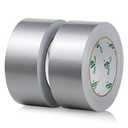 2 Pack Duct Tape Heavy Duty,9 Mil Thickness,2 Inches x 30 Yards,Strong Industrial Strength,Flexible,No Residue,Waterproof and Tear by Hand,Multi-Use for Indoor & Outdoor Repairs (Silver)