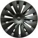Wheel Covers for 2024 Tesla Model Y 19 Inch Hubcaps Matte Black Wheel Cover Replacement Hubcap Accessories Gemini Rim Protector Hub Caps Compatible with 2021-2024 Model Y Pack of 4