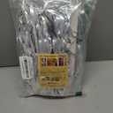 GOER 6.4 ft x 8.2 ft Metallic Tinsel Foil Fringe Curtains,Pack of 2 Party Streamer Backdrop for Birthday,Graduation Decorations and New Year Eve (Silver)