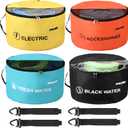 PR1ME 4 Pack Waterproof RV Hose Bag Storage, Two-Way Zipper Closures and Visible Cover, RV Utility Organizer for Sewer & Fresh Water Hoses, Electrical Cords & Camper Accessories, Color-Coded Design