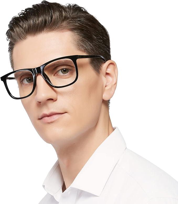 MARE AZZURO Oversized Square Reading Glasses Men Large Readers 1.0 1.25 1.5 1.75 2.0 2.25 2.5 2.75 3.0 3.5 4.0 5.0 6.0