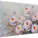 Acocifi Large Botanical Wall Art Canvas 40"x20" Floral Painting Wall Decor, Vintage Bloosom Flower Landscape Picture Impression, Textured Artwork Framed for Living Room Bedroom Dining Room Home Office