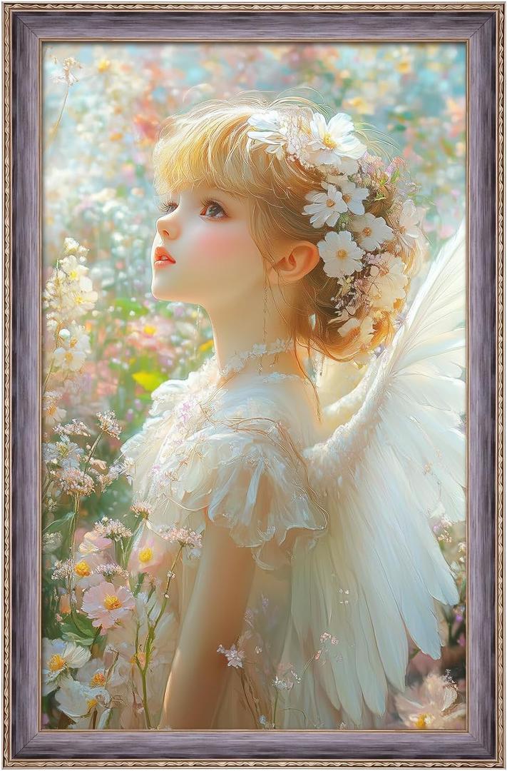 24x36 Frame Rustic Gray, Retro 36x24in Picture Frame with Floral Trim, for 24 x 36inch Gallery Photo Pic with HD Plexiglass, 1.6in Widen 0.8in Thick, Horizontal Vertical Wall Display