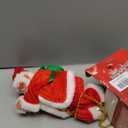 Upgraded Electric Climbing Rope Santa Claus 3 Gears Animated Climbing Christmas Santa Toy Novelty Plush Santa Climbing Rope Musical Ornament for Decoration Gift