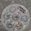 The Dreidel Company Classic Seder Plate Disposable Passover Seder Plate 5-Pack Deluxe Quality Plastic 10" Disposable Plates