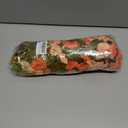 Artificial Fake Fall Mums Hanging Flowers Plants for Outdoor Decoration, 2 PCS Faux Silk Morning Glory Trailing Vines UV Resistant for Wall Home Porch Patio Party Decor (Fall Orange and Light Orange)