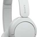 Sony WH-CH520 Wireless Headphones Bluetooth On-Ear Headset with Microphone and up to 50 Hours Battery Life with Quick Charging, White