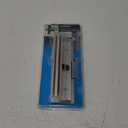 Baomain Surface Mount Sliding Patio Door Handle Set, 4-15/16" Hole Spacing C-to-C, Clamp Style Aluminum Replacement for Sliding Glass Doors, White with Woodgrain Finish