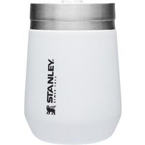 Stanley GO Everyday Wine Tumbler 10 oz | Press Fit Drink Through Lid | Beverage, Coffee, and Cocktail Cup | Insulated Stainless Steel Wine Glass | BPA-Free | Polar