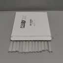 Clabby 14 Pieces Acrylic Clay Roller Plastic Clear Round Tube Roller Pin Polymer Clay Tools for DIY Handmade Crafts Handmade Art Supplies, 6.5 x 0.5 Inch