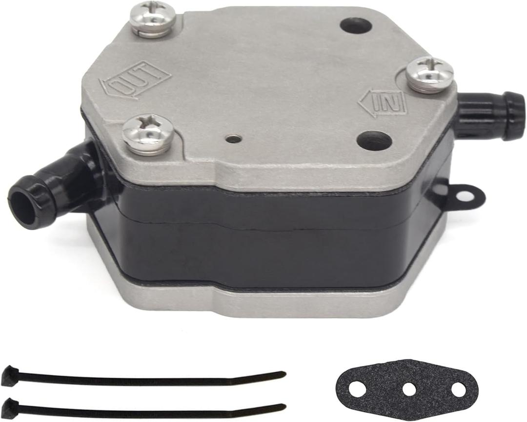 6E5-24410 Fuel Pump with Straps and Gasket for Yamaha Marine 115-300 HP Outboard Boat Motors replaces 6E5-24410-01 6E5-24410-02 Sierra 18-7349