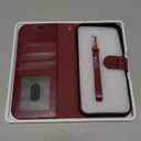 OCASE for iPhone 17 Pro Max Detachable Wallet Case with Card Holder, 2 in 1 PU Leather Flip Folio with RFID Blocking Stand Wrist Strap Shockproof Phone Cover 6.9 Inch 2025, Burgundy