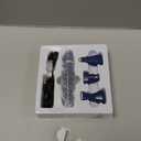 oneisall Dog Clippers & Dog Paw Trimmer 4-in-1 Cordless Grooming Kit: 2-Speed Low Noise Clippers with Rechargeable Quiet Nail Grinder for Dogs & Cats (Blue)