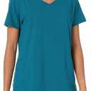 WonderWink Women's Mock Wrap Scrub Top (Caribbean)