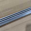 18 Ft V-Track Galvanized Inverted V Track for 1'' OD V-Groove Sliding Gate Rollers Driveway Gate with Hammer Drive in Anchors, Heavy Duty Sliding Driveway Gate Track