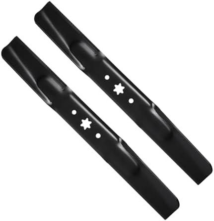 42" Deck Replacement High Lift Blades for 942-04308 942-04308A 742-04308 742-04312 942-04312- Compatible with Cub Cadet XT1-LT42 XT2-LX42 Riding Mower Craftsman LT1500 Troy Bilt Bronco 42 - 2 Pack