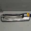 Melnor 65154AMZ XT Turbo Oscillating Sprinkler, Metal Base, 4,500 sq. ft., Quick Connect Bundle, 3-Way Adjustable, Black, Yellow