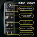 Driver Side Master Power Window Switch, Replacement for 68084001AD